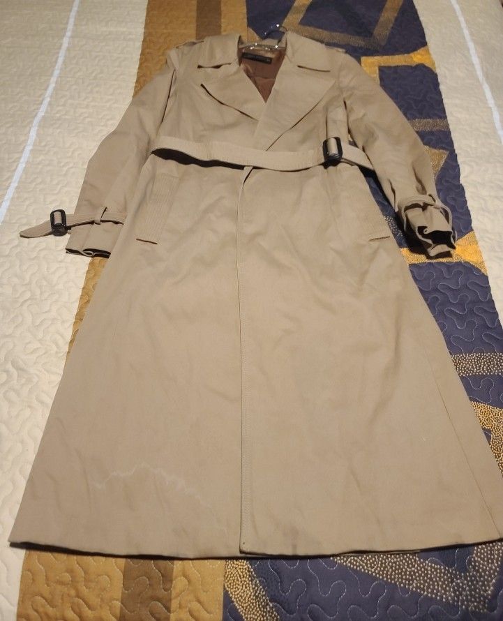 Zara Woman Beige Trench Coat - Size S