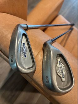 Callaway x14 2 iron and sand wedge. Steel shafts great condition. $30 each