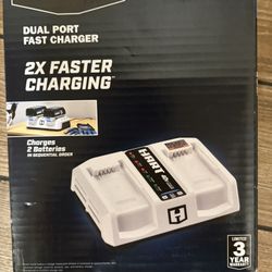 HART 40-Volt Dual Port Fast Charger for HART 40V Batteries