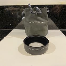 Digital Concepts Digital High Definition 0.5X Wide Angle Lens With Macro + Bag
