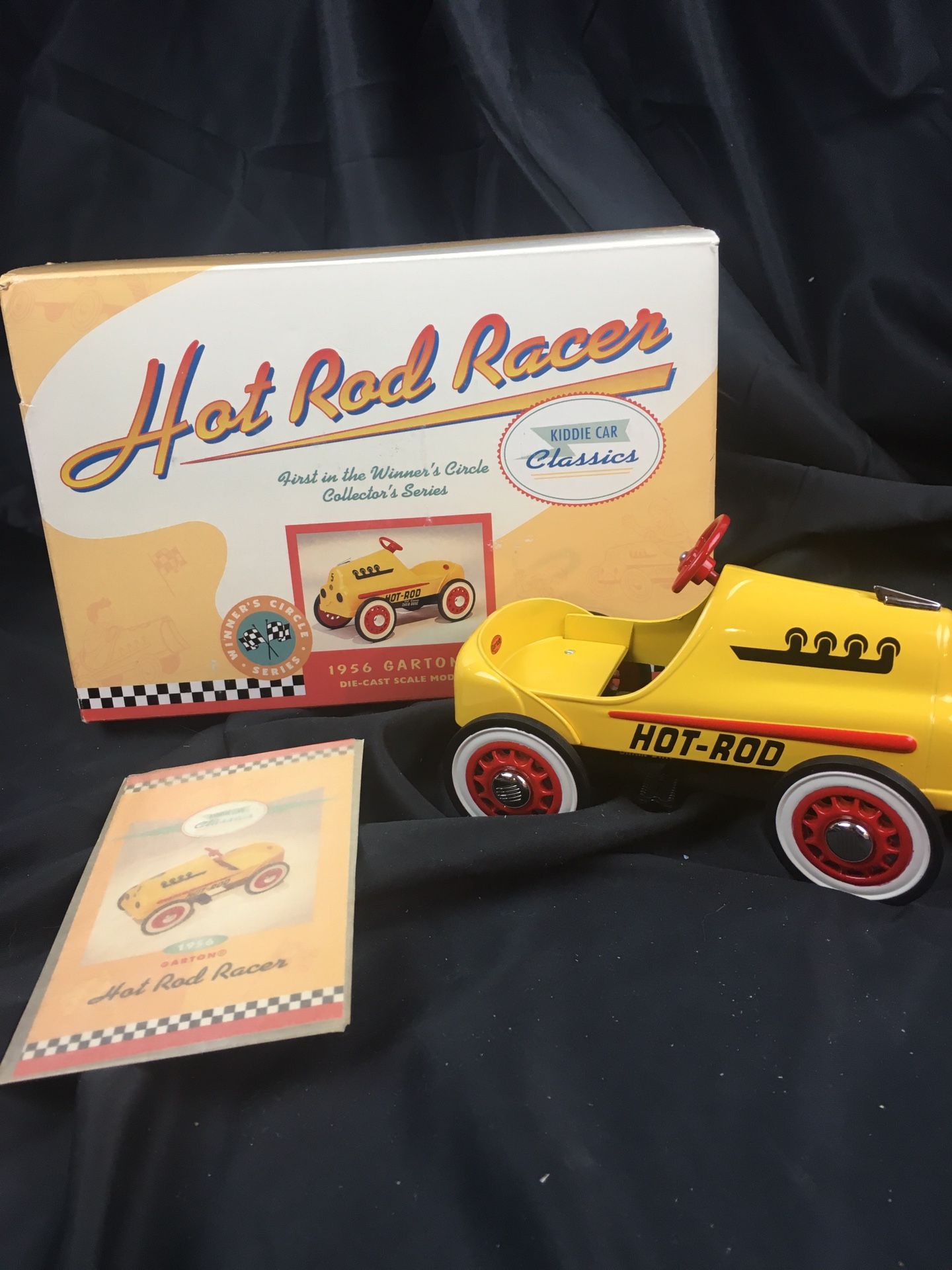 1996 Pedal Car Vintage, Kiddie Car Classics, Hot Rod Racer 1956 Garton, Hallmark, Car Lovers, Enthusiast Collector, Kids Party
