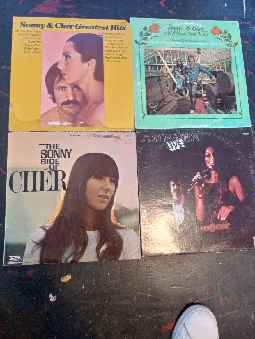 Sonny And Cher Original Vinyl Albums Vintage