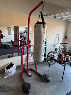 Punching bag and stand