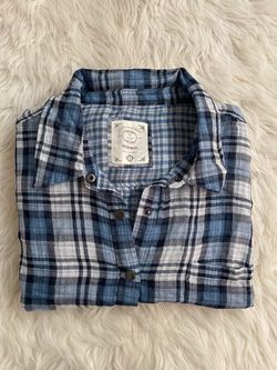 Style&Co. Plaid Button-Down Shirt New Size L