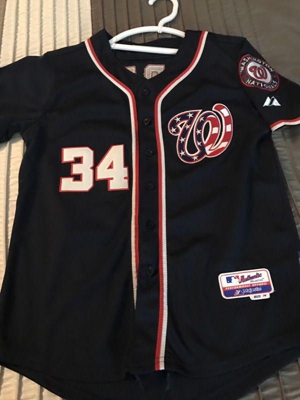 Washington Nationals Bryce Harper 4th of July YOUTH Jersey