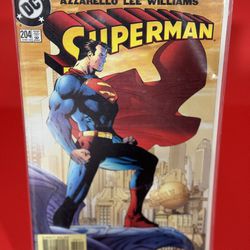 SUPERMAN #204 DC Comics 2004 Jim Lee Cover + Run Begins 1st Print