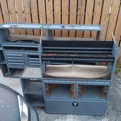 Metal Tool Shelves For Van Vehicle (Pair)