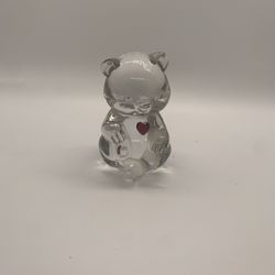 Fenton Glass February Birthday Bear