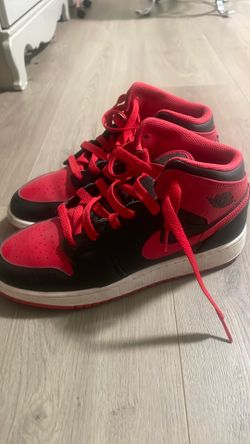 jordan’s red black and white 6y