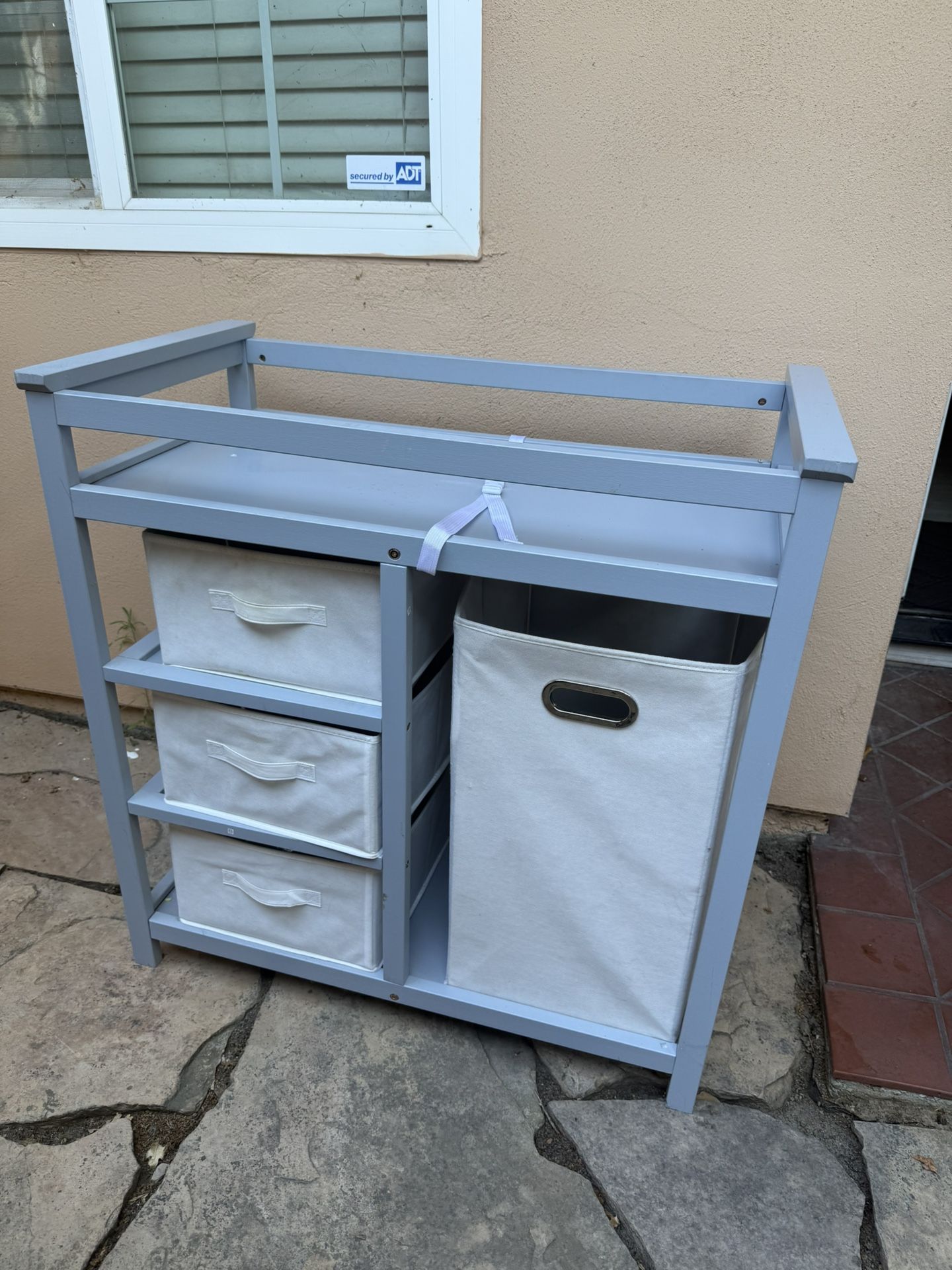 Baby seat, portable bassinet, changing table