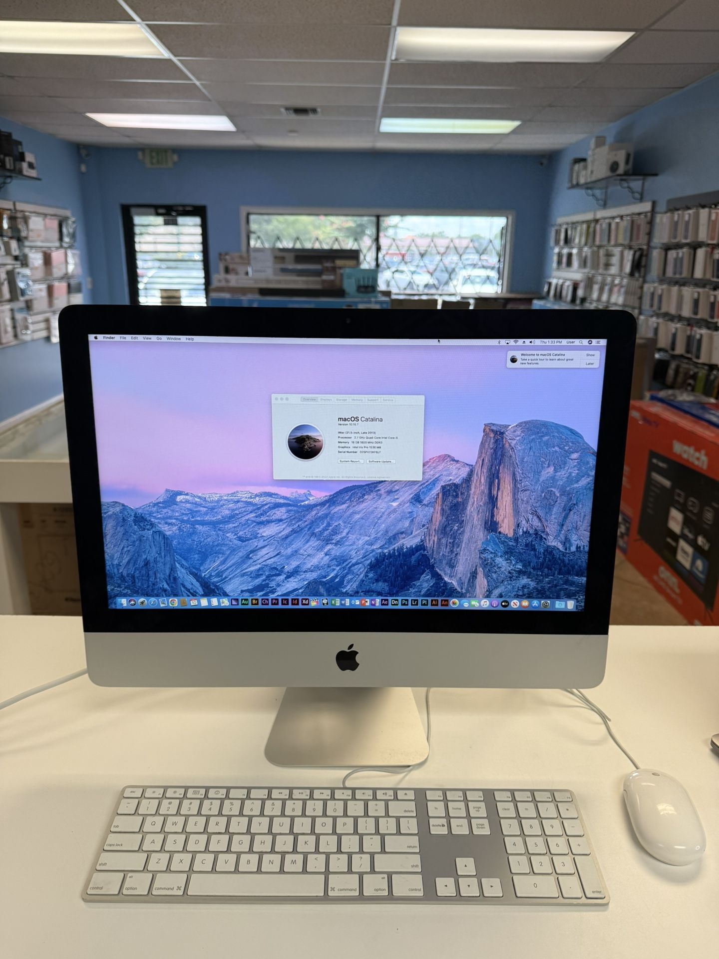 iMac 21inch 16Gb Ram 256ssd comes with Final Cut & Logic & Adobe