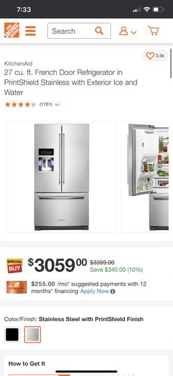 KitchenAid refrigerator