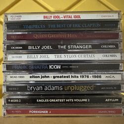 Classic Rock CD Collection – 10 Albums – Great Condition!