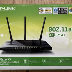 TP-LINK Archer C7 AC1750 Wireless Dual Band Gigabit Router