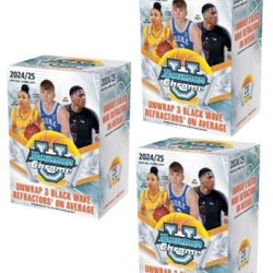 2024-25 Bowman Chrome University Basketball Blaster Box! 3 Box Lot! Copper Flagg Rc!? $75 For All
