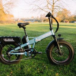 HeyBike mars 2.0 foldable e-bike 45 mile range and 28mph 