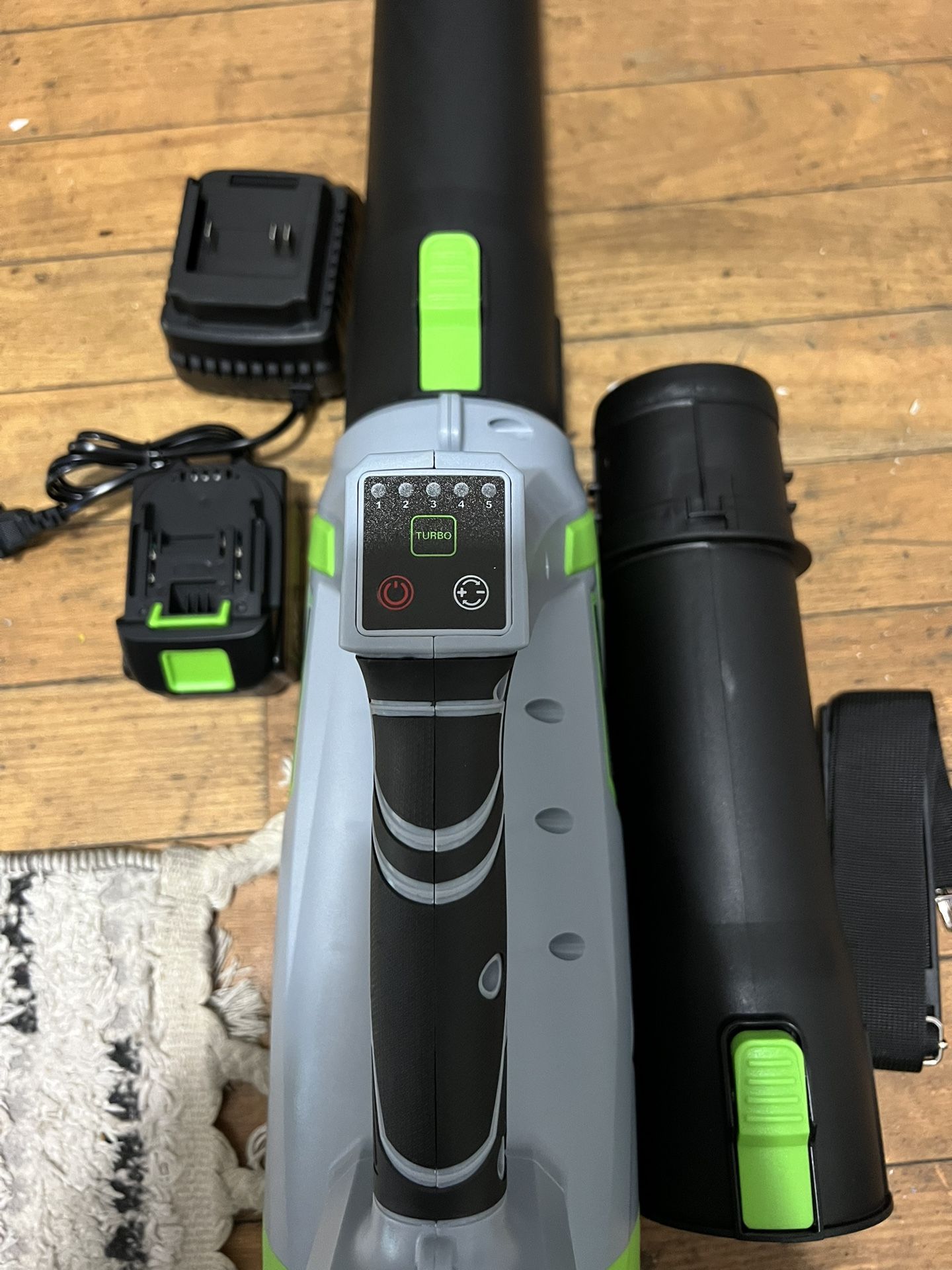 Patotdio Cordless Leaf Blower w/ Battery