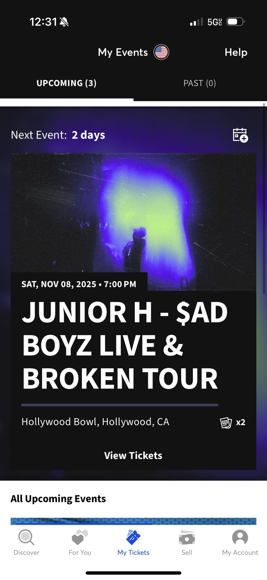 Junior H Sad Boyz Tour Saturday 11/8