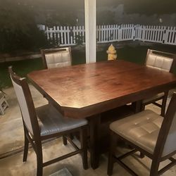 Bar Top Solid Wood Table 