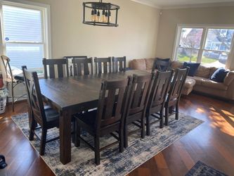 Amish Dining Table Set