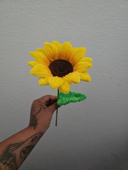 Forever flower made out of pipe cleaners