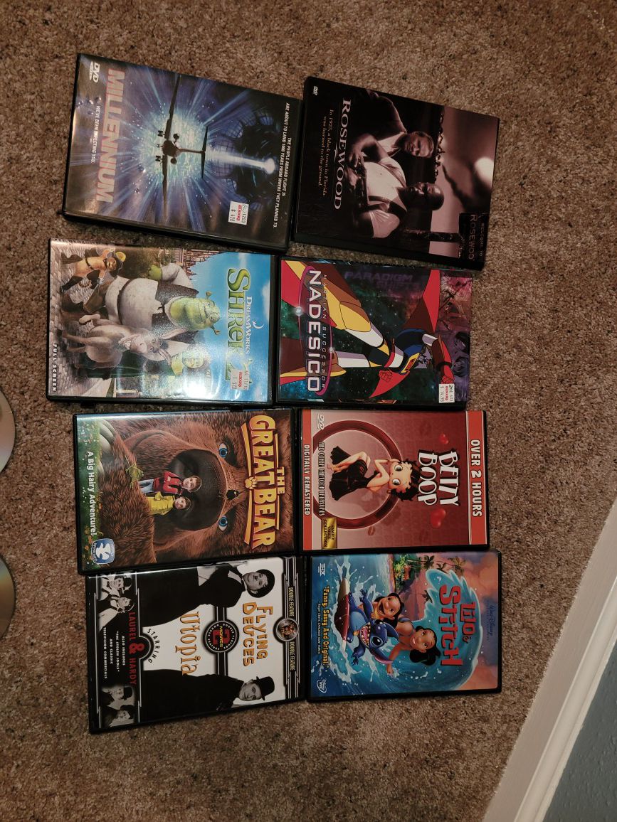 Lot of DVD titles for collections