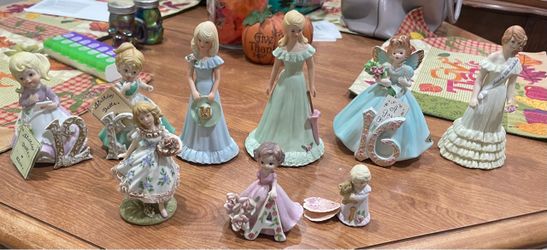 Vintage birthday dolls