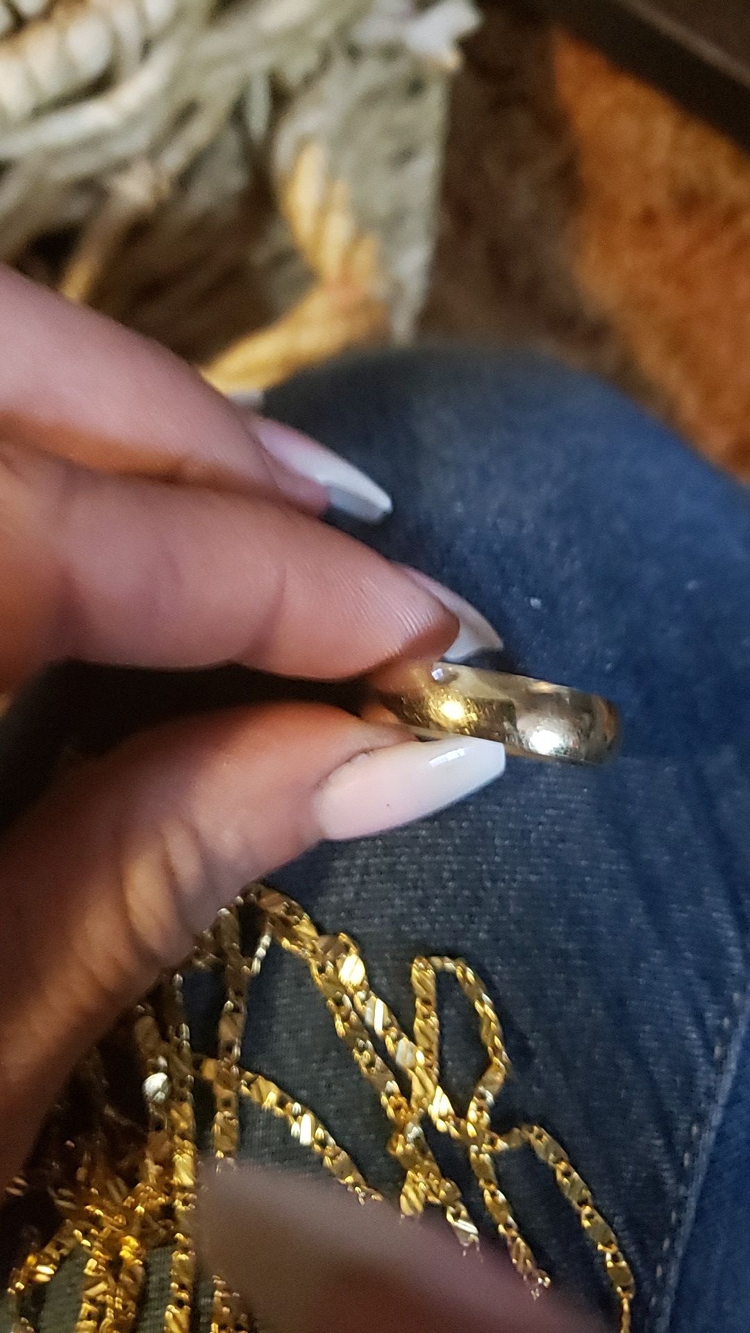 Gold wedding ring