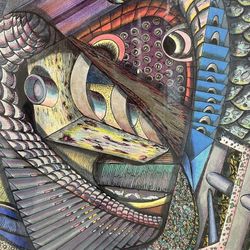 Abstract Paintings Hand Signed By Henry Stephens, Giclee On Canvas New Professional Frames