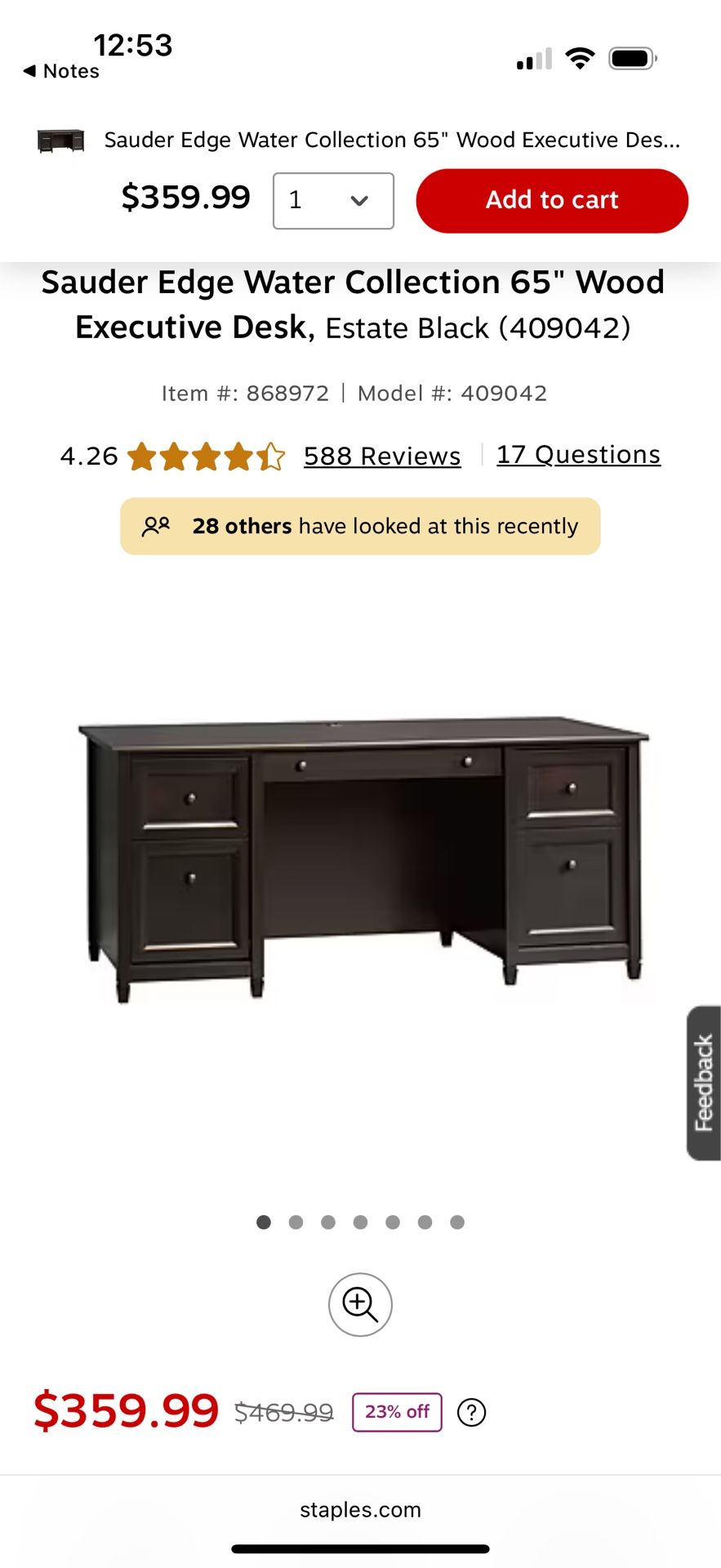 Large Office Desk