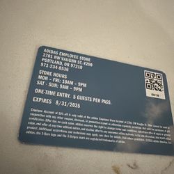 Adidas Employee Store 