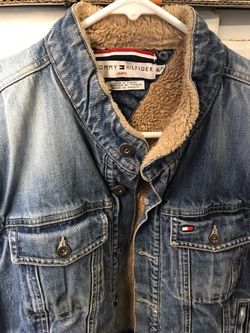 Tommy Hilfiger Sherpa Lined Jean Vest Women’s  XL