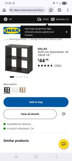 IKEA Kallax 4 cube