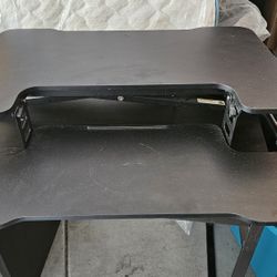 Adjustable Standing Desk Converter / Desktop Riser – Smooth Lift