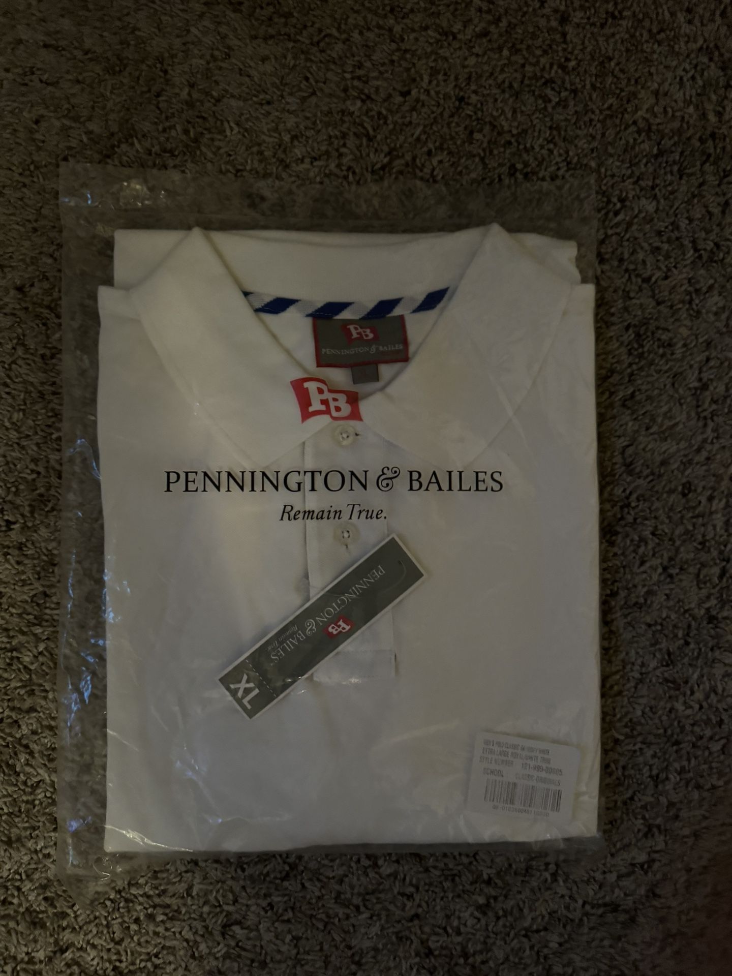 Pennington and ballies Men’s Polo New