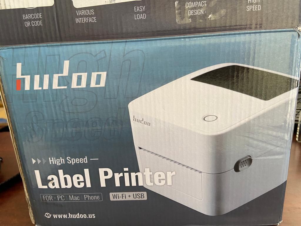Hudoo WiFi + USB Shipping Label Printer
