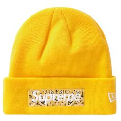 Supreme/ New Era Beanie (Yellow)
