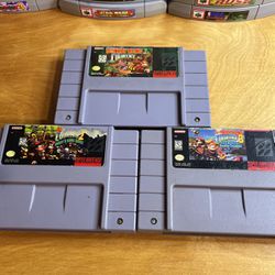 Super Nintendo / SNES - Donkey Kong Trilogy
