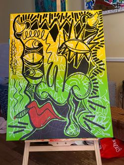 Large (30 x 40) original signed painting