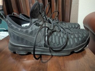 Nike Zoom KD 9 Triple Black Size 12.5