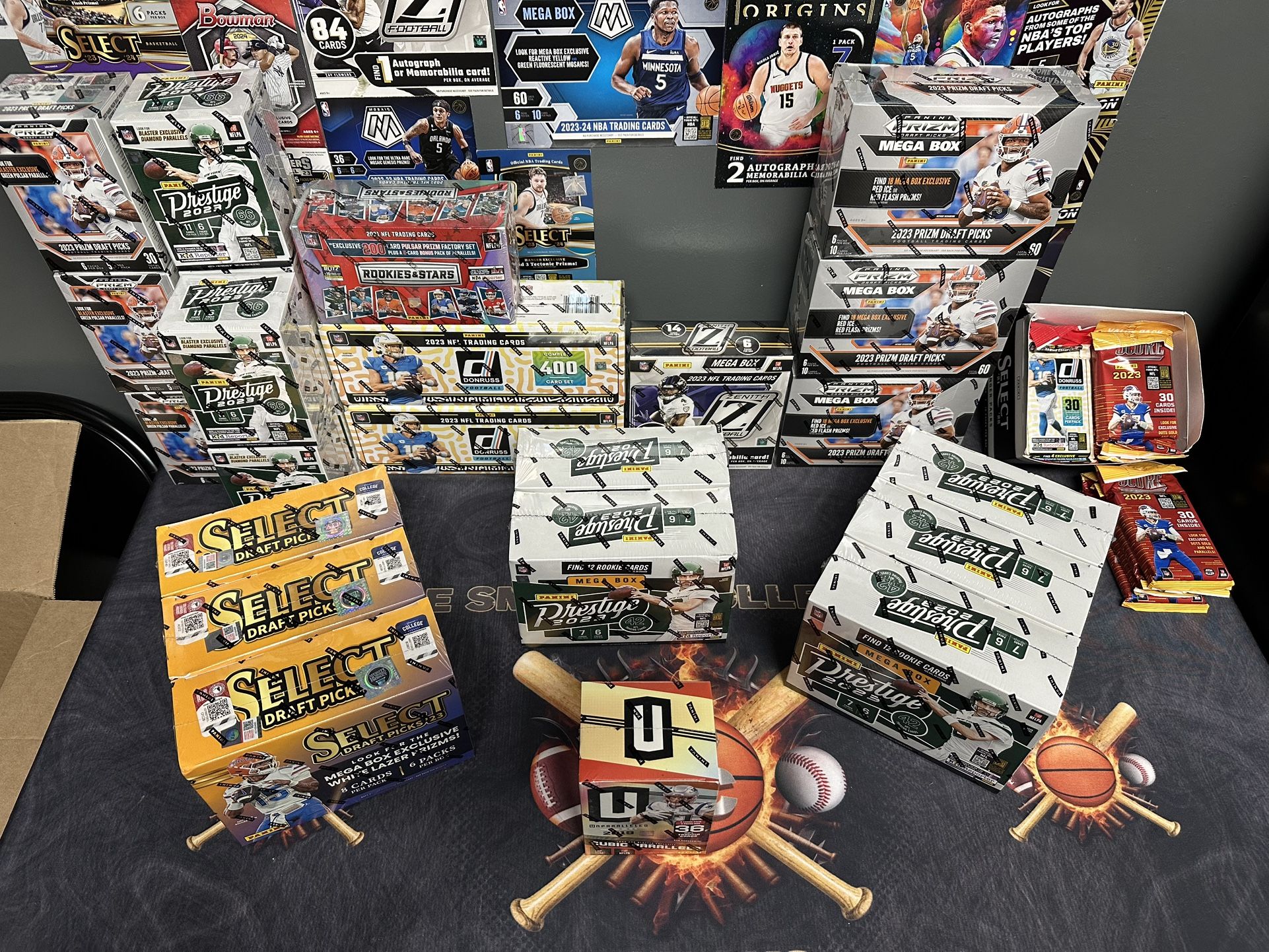 Panini Sealed NFL Blaster & Mega Boxes
