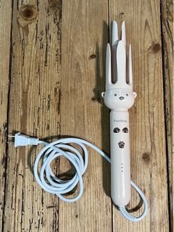 PretiHom White Automatic Rotating Hair Curling Iron- NEW