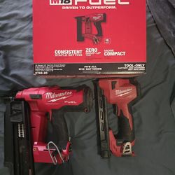 Milwaukee  gun nail  combo.