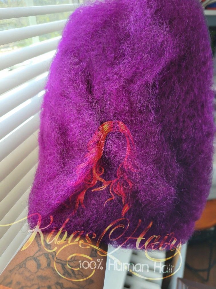 Afro Kinky Bulk Human Hair