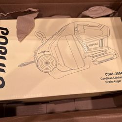 Populo CDAL-2004 Cordless Drain Auger Kit – NEW / Sealed Box