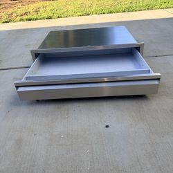 Outdoor Kitchen Drawers, 30W x 6.5H x 23D Inch Stainless Steel Flush Mount BBQ Single Drawer for Outdoor Kitchen Island, or Patio Grill Station