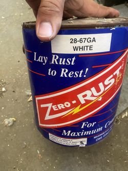 Zero Rust White Paint 