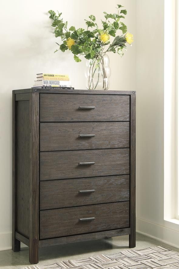 Dellbeck Dark Brown Storage Platform Bedroom Set