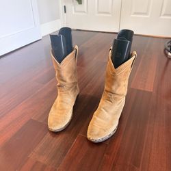 Suede Tecovas Cowboy Boots (M10 1/2)