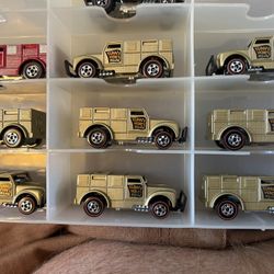 hotwheels 2007 redlines funny money red lot of 9